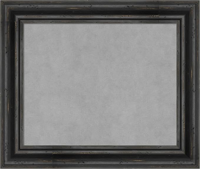 Amanti Art Black Framed Magnetic Board 21x25 Small Vision Board by AmantiArt