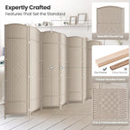 Cocosica 8 Panel Room Divider, 6Ft Folding Privacy Screen, Tall - Image 2
