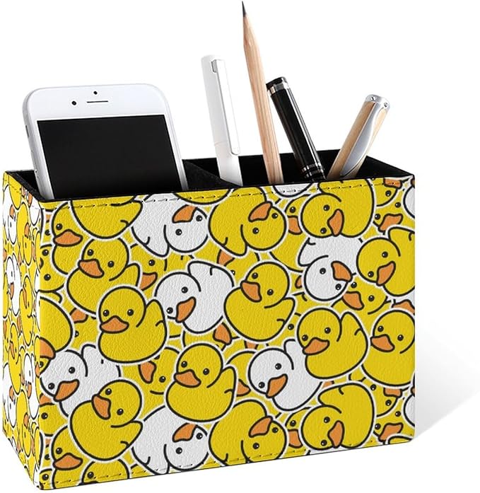 Famame Cartoon Cute Duck Childish Pencil Holder by Famame
