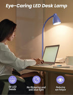 BOHON LED Desk Lamp with USB Charging Port, 3 Color Modes Fully Dimmable - Image 5