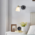 Eidonta 4 Pack White Frosted Glass Shade Replacements, Bell Shaped Glass Shade - Image 6
