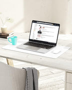 YSAGi Non-Slip Leather Desk Pad, Waterproof Laptop Computer Desk Keyboard Mat - Image 6