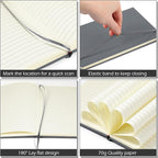 Honoson 20 Pack Lined Journal Notebooks A5 Hardcover Executive Notebook 5.5" x - Image 3