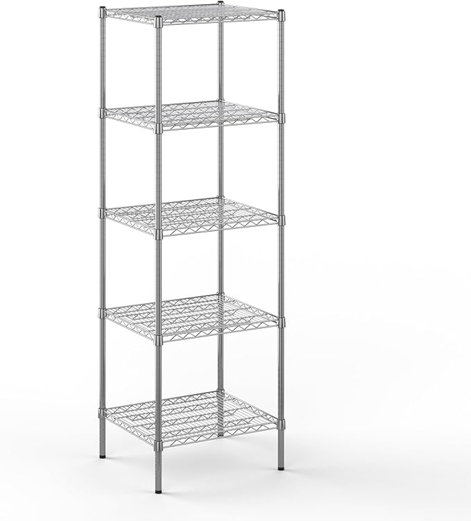 Regal Altair 21" Deep x 24" Wide x 74" Height Wire Shelving Kit | 5-Tier | NSF by Regal+Altair