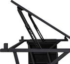 Topeakmart Height Adjustable Drafting Table Art Craft Desk Work Station Hobby Design Studio Tiltable Tabletop Drawing Desk with Stool & Storage Drawers