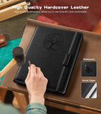 Biuwory Lined Journal Notebook for Women Men, 256 Pages A4 Large Hardcover - Image 3