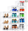 Clemate Upgraded X-Large Shoe Organizer, Shoe Storage Organizer, 12 Pack by Clemate