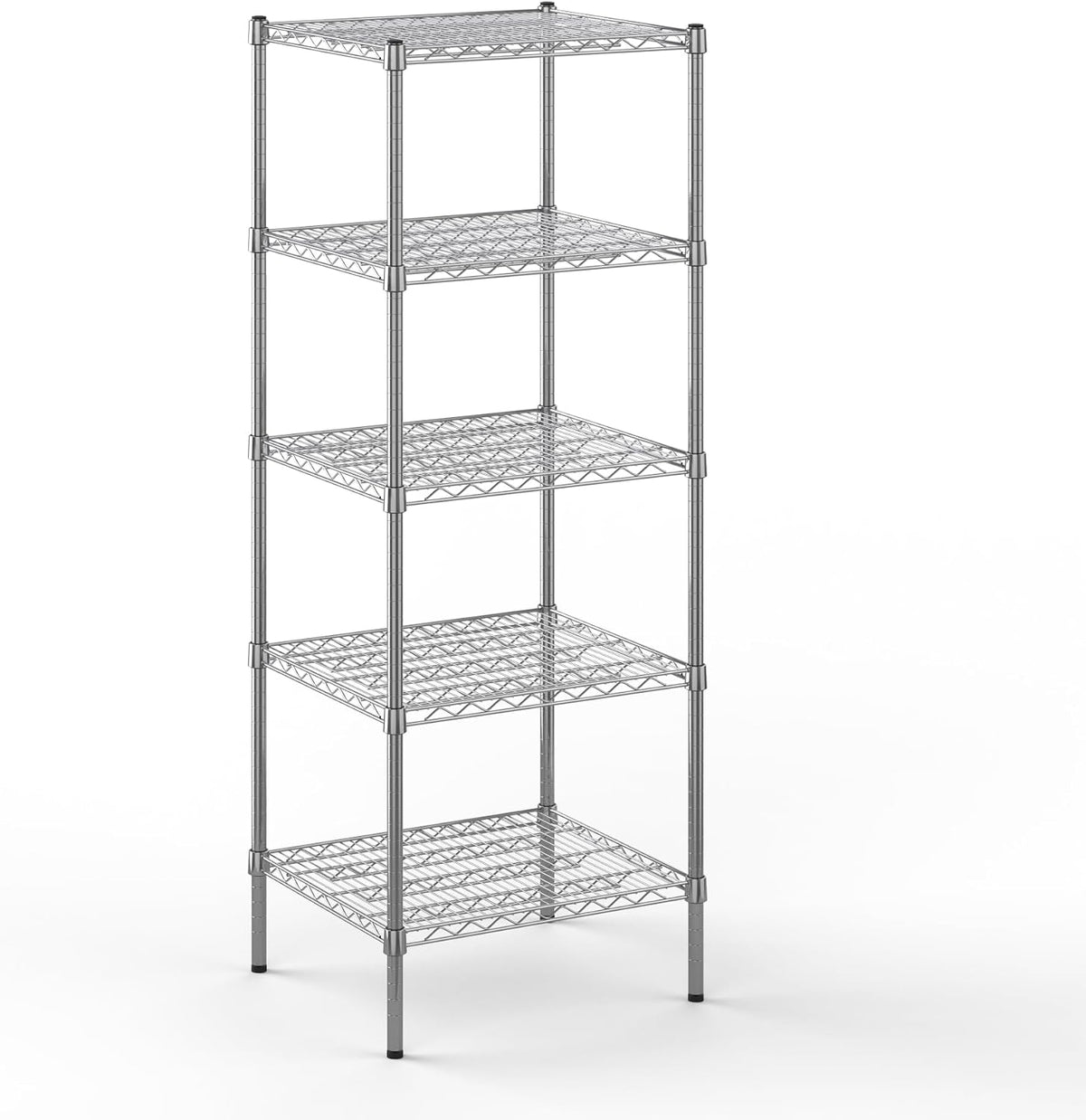 Regal Altair 21" Deep x 24" Wide x 64" Height Wire Shelving Kit | 5-Tier | NSF