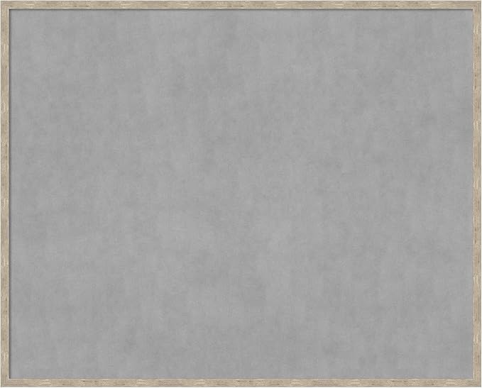 Amanti Art Silver Framed Magnetic Board 33x41 X-Large Vision Board by AmantiArt