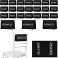 24 Pcs Reserved Seating Signs Reserved Chair Sign Printed Placeholder by Unknown
