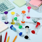 96 Pcs Back to School 5 Minute Sand Timer Bulk Colored Plastic Mini Multicolor - Image 7