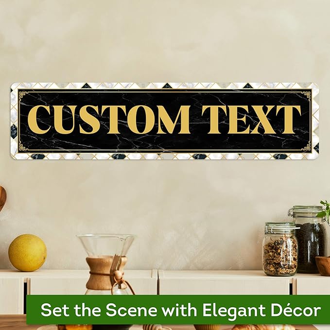 Custom Sign, Custom Street Sign, 11 Font Colors, 13 Font Styles, 4 Hole Options - Image 4