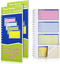 Sinmoe 2 Pcs Spiral Bound Phone Message Book by Sinmoe