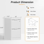 Bestoo 2-Drawer File Cabinet - Image 3