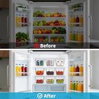 KJIXYUNG 6 Pack Clear Stackable Storage Bins - Image 7