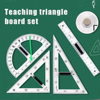 Magnetic Geometry Tool, Protractor, Triangle Rulers Easy Attachment Blackboard - Image 2