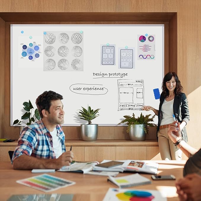 Maxtek White Board Dry Erase 72 x 48, Magnetic Dry Erase Whiteboard - Image 6