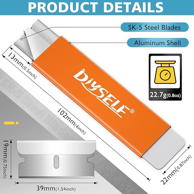 DIYSELF Box Cutters, 48 Pack Letter Openers, Mini Utility Knife, Razor Knife - Image 6