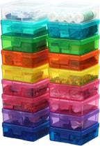 novelinks Stackable Plastic Clear Storage Box Containers - Image 6