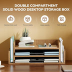 KIRIGEN Wood Desk Organizer 5 Trays - Image 7