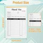 Receipt Book with Cardboard 2-Part Carbonless, Order Forms - Image 2