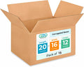 Large Shipping & Moving Boxes 20"L x 16"W x 12"H