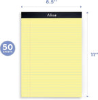 Alitte Yellow Legal Notepads 8.5 x 11, No Ink Bleeding - Image 3