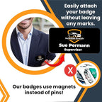 Magnet Me Up Custom Printed Magnetic Name Tag Badge - Image 3