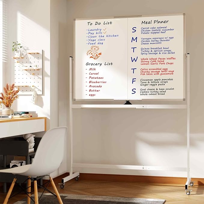 Neatsure Large Rolling Whiteboard on Wheels - Image 7