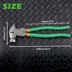 SPEEDWOX 10 Inch Fencing Pliers with Hammer Head Staple Puller | Staple Claw Shear-Type Wire Cutters Wire Splice Crimpers Hammer Multi Purpose Fence Tool Fencing Repairing Ergonomic Handle