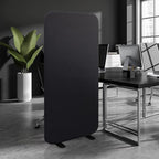 DECOLAB Room Partition Panel, Freestanding Portable Privacy Cubicle Partition - Image 2