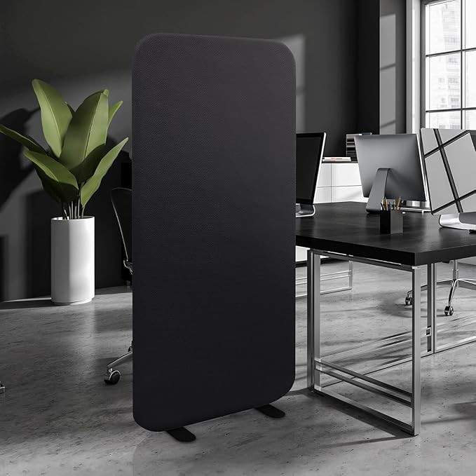 DECOLAB Room Partition Panel, Freestanding Portable Privacy Cubicle Partition - Image 2