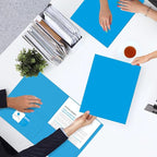Two Pocket Folders, PANDRI 30 Pack 2 Pocket Folders, Letter Size Paper File - Image 7