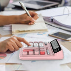 Desktop Calculator with Extra Large 5-Inch LCD Display, 12-Digit Two Way Power - Image 2