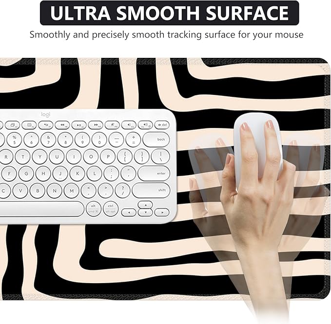 iCasso Gaming Mouse Pad, Large Stable Rubber Base Mousepad - Image 5