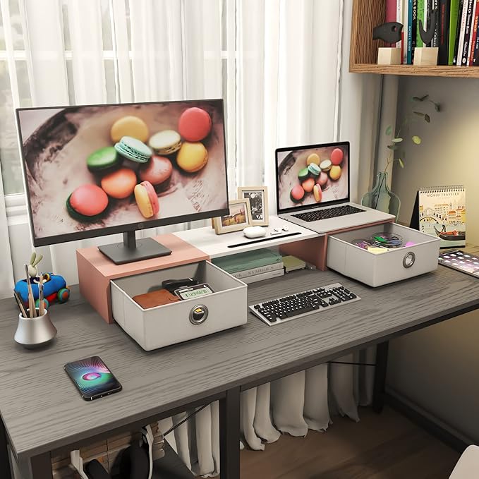 WESTREE Dual Monitor Stand Riser - Image 4