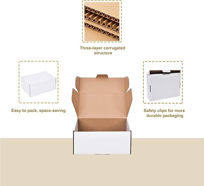 WINHPH 12x9x4 Inches Shipping Boxes Set of 20, Literature Mailer Box Packaging - Image 4