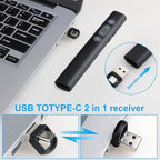 Presentation Clicker Presentation Remotes, Type C/USB A 2 in 1 Pointer - Image 2