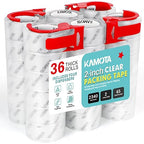 KAMOTA Packing Tape, 36 Rolls Heavy Duty Clear Packaging Tape by KAMOTA