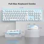 MOFII Wireless Keyboard and Mouse Combo, Computer Full Size 2.4G Plug and Play - Image 7