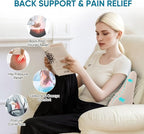 AHUAWA Lumbar Support Pillow for Recliner Chair and Couch, Memory Foam Back - Image 3