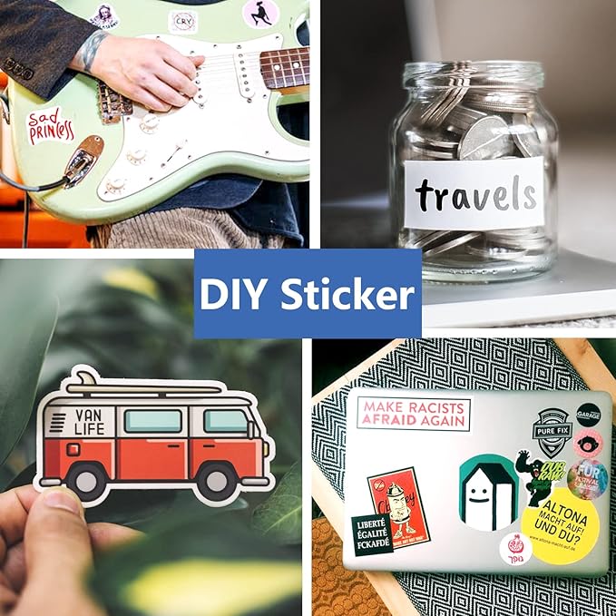 8.5" x 11" Full Sheet Label Sticker Paper - Image 9