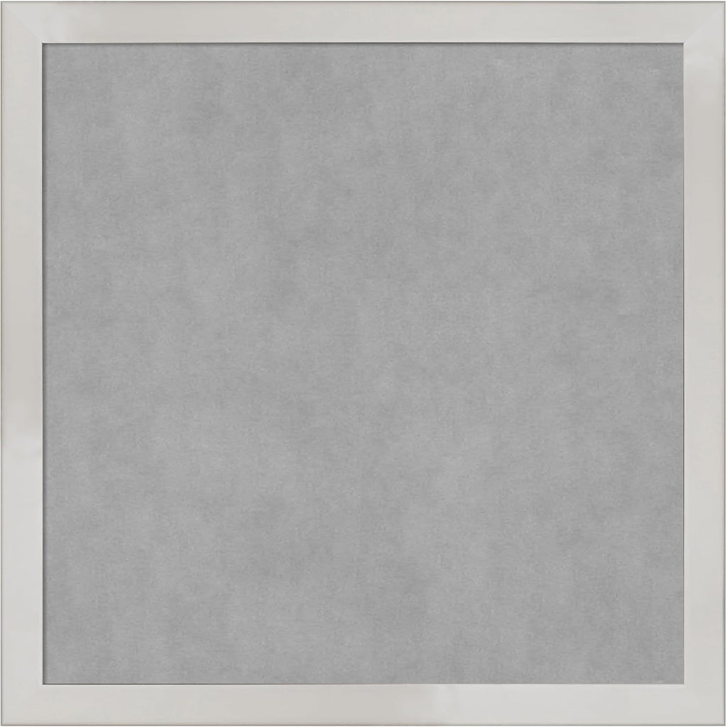 Amanti Art Silver Framed Magnetic Board 13x13 X-Small Vision Board