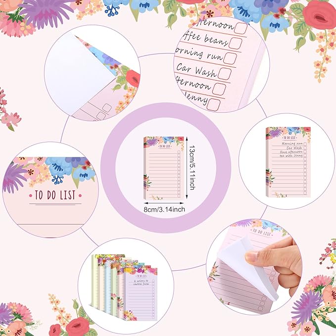 300 Sheets to Do List Notepad Daily Checklist Sticky Notes Cute Undated Memo - Image 2