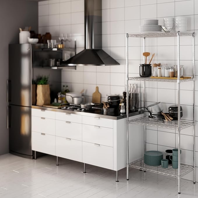 Regal Altair 18" Deep x 30" Wide x 74" Height Wire Shelving Kit | 4-Tier | NSF - Image 7