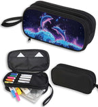 AnySmic Dolphin Pencil Case for Boys Girls, Large Durable Pencil Pouch for Kids by AnySmic