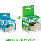 DYMO Authentic LW 1-Up File Folder Labels DYMO Labels for LabelWriter Label Printers White 9/16" x 3-7/16" 2 Rolls of 130 (260 Total) (Pack of 10)