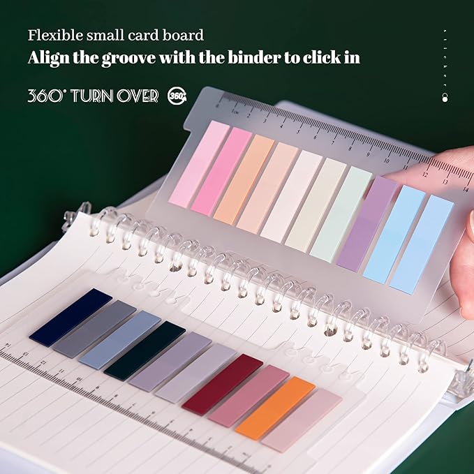 Golcellia Sticky Tabs, 70 Colors, 1400 Pieces, Repositionable Labels, Index Tabs - Image 6
