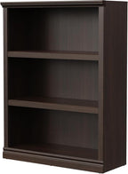 Bevfint 43 in Tall Bookcase, 3-Tier Bookshelf Open Storage, 33 inch Wide Floor by Bevfint