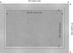 Amanti Art Silver Framed Magnetic Board 31x43 Large Vision Board - Image 4